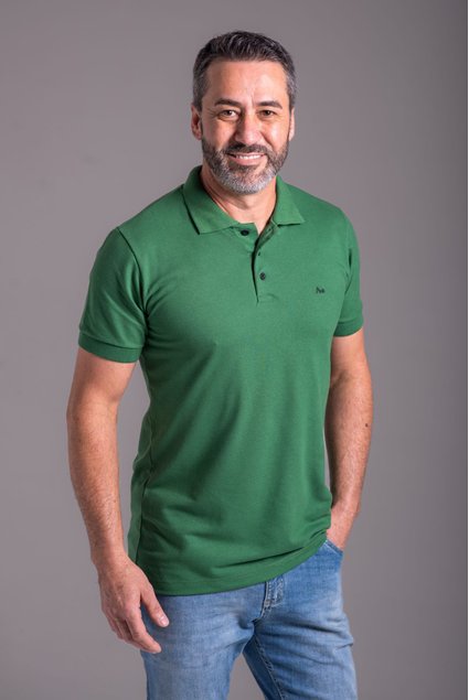 Camisa Polo Verde Bandeira Anarhu