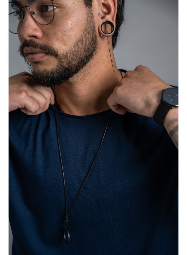 camiseta corte a fio marinho anarhu 5
