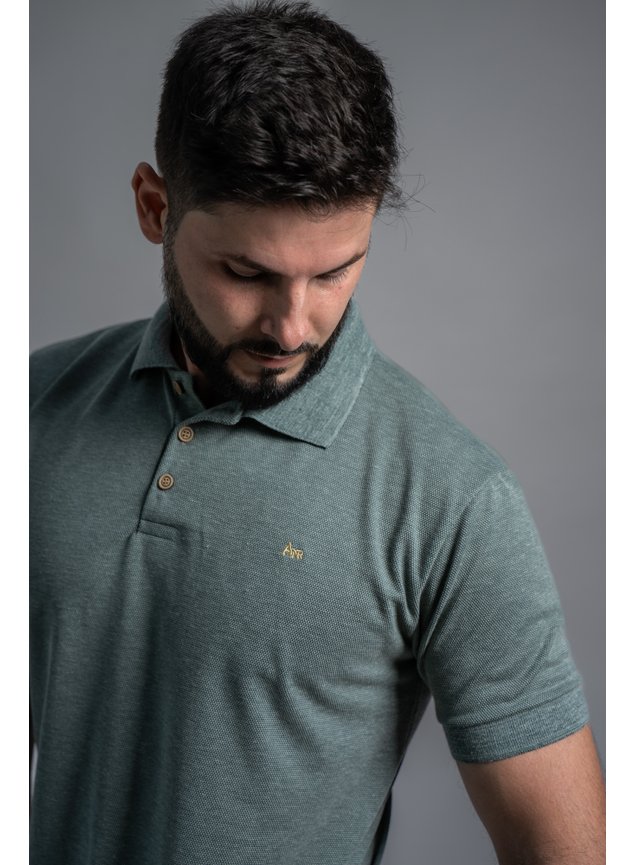camisa polo estonada verde selvagem anarhu 3